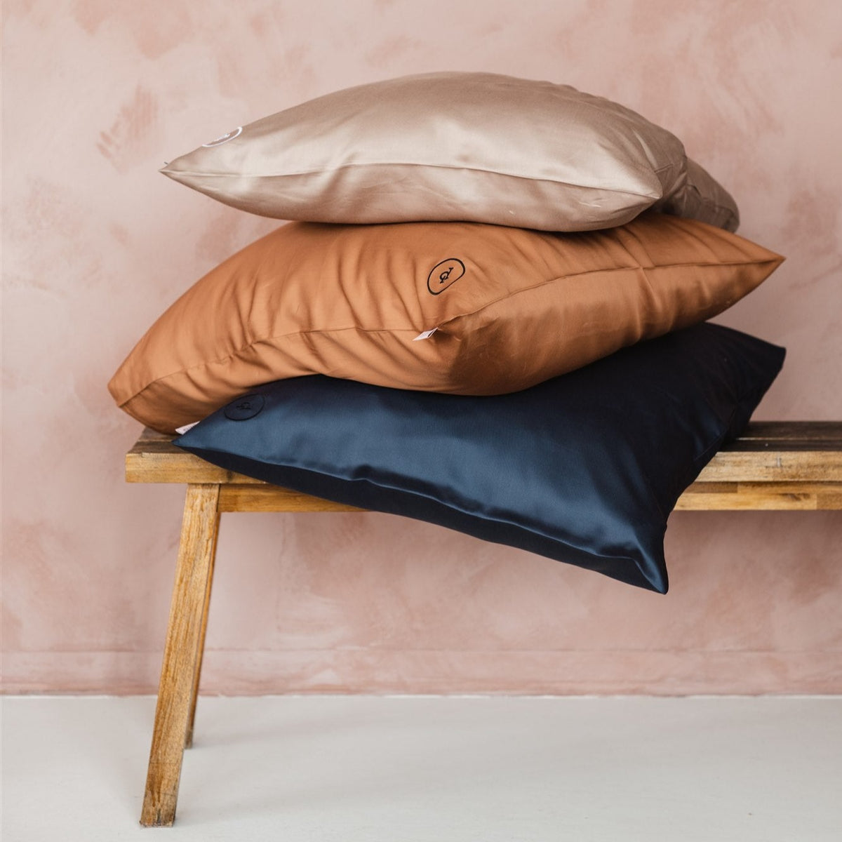 Bamboo Silk Kussensloop Midnight Blue Bamboo Silk Kussensloop Midnight Blue